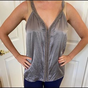 EUC Banana Republic Heritage Silk Beaded Camisoles